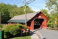 Brattleboro, VT - Creamery Bridge - left side - Summer